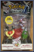 Kricketot / Burmy (Plant Cloak) / Palkia Action Figure