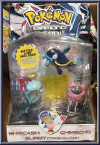 Whiscash / Chimecho / Burmy (Trash Cloak) Action Figure
