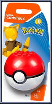 Abra from Pokemon - Poke Ball - Series 1 manufactured by Mega Brands [Front]