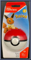 Eeve from Pokemon - Poke Ball - Series 1 manufactured by Mega Brands [Front]