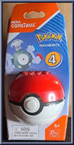 Magnemite from Pokemon - Poke Ball - Series 4 manufactured by Mega Brands [Front]