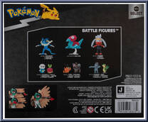 Rowlet / Dartrix / Decidueye from Pokemon Select - Evolution Multi-Pack manufactured by Jazwares [Back]