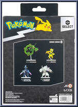 Zeraora from Pokemon Select - Series 8 manufactured by Jazwares [Back]