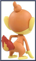 Chimchar from Pokemon - Monster Collection - MS Series manufactured by Tomy [Loose]