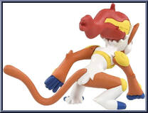 Infernape from Pokemon - Monster Collection - MS Series manufactured by Tomy [Loose]