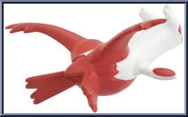 Latias from Pokemon - Monster Collection - MS Series manufactured by Tomy [Loose]