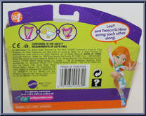 Lea + Pelectric Harp from Polly Pocket - Pop 'n Lock manufactured by Mattel [Back]