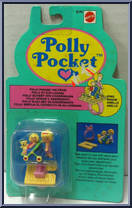 Polly Pushes the Pram from Polly Pocket - Rings manufactured by Mattel [Front]