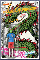 Steve Caballero (Chinese Dragon) (Recolor) from Powell-Peralta - ReAction Figures manufactured by Super7 [Front]
