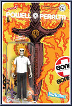 Tommy Guerrero (Flaming Dagger) (Recolor) from Powell-Peralta - ReAction Figures manufactured by Super7 [Front]