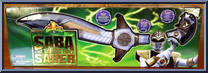 Legacy Saba the Talking Tiger Saber from Power Rangers Dino Charge - Role Play manufactured by Bandai [Front]