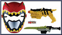Red Ranger Hero Set from Power Rangers Dino Charge - Role Play manufactured by Bandai [Loose]