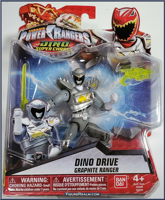 Graphite Ranger - Power Rangers Dino Super Charge - Dino Drive - Bandai ...