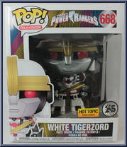 Tigerzord (White) from Power Rangers - Pop! Vinyl Figures manufactured by Funko [Front]