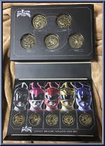 Legacy Die-Cast Ninjetti Coin Set from Power Rangers Legacy Collection - Role Play manufactured by Bandai [Front]