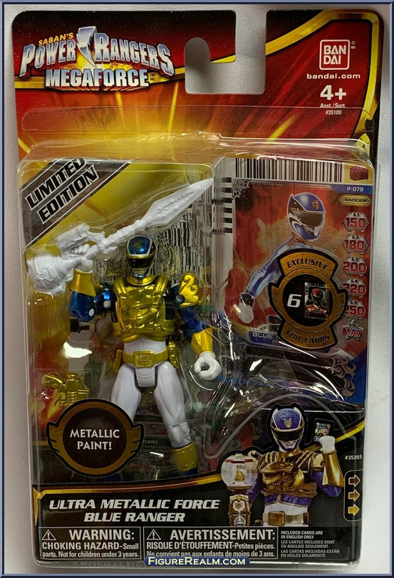 Ultra Metallic Force Blue Ranger - Power Rangers Megaforce - Basic ...