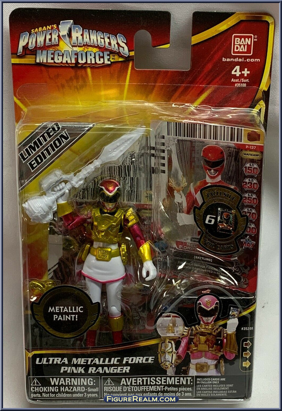 Ultra Metallic Force Pink Ranger - Power Rangers Megaforce - Basic ...