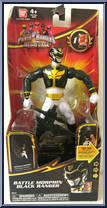 Battle Morphin Black Ranger from Power Rangers Megaforce - Morphin manufactured by Bandai [Front]