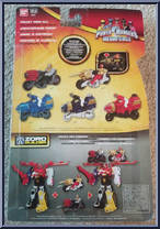 Ultra Red Ranger Dragon Cycle from Power Rangers Megaforce - Cycles manufactured by Bandai [Back]