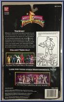 Black Ninja Ranger (One-Two Punch) from Power Rangers Mighty Morphin - Ninja Rangers manufactured by Bandai [Back]