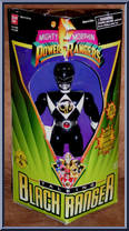 Black Ranger from Power Rangers Mighty Morphin - Talking [8" Scale] manufactured by Bandai [Front]