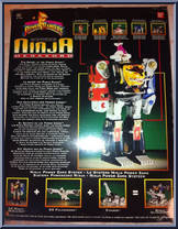 Deluxe Ninja MegaZord from Power Rangers Mighty Morphin - Zords manufactured by Bandai [Back]