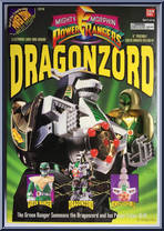 DragonZord / Green Ranger from Power Rangers Mighty Morphin - Zords manufactured by Bandai [Front]