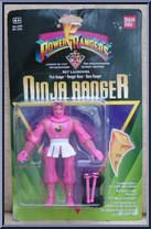 Pink Ninja Ranger (Net Launching) from Power Rangers Mighty Morphin - Ninja Rangers manufactured by Bandai [Front]