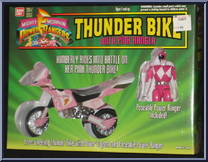 Pink Ranger from Power Rangers Mighty Morphin - Thunder Bikes manufactured by Bandai [Front]