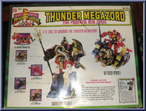 Thunder MegaZord from Power Rangers Mighty Morphin - Zords manufactured by Bandai [Back]