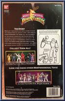 White Ninja Ranger (Twirling Action) from Power Rangers Mighty Morphin - Ninja Rangers manufactured by Bandai [Back]