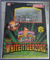 White TigerZord from Power Rangers Mighty Morphin - Zords manufactured by Bandai [Front]