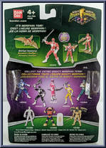 Blue Ranger (Transparent) from Power Rangers Mighty Morphin - 2010 - Basic Series manufactured by Bandai [Back]