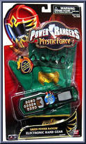 Green Power Ranger Electronic Hand Gear from Power Rangers Mystic Force - Role Play manufactured by Bandai [Front]
