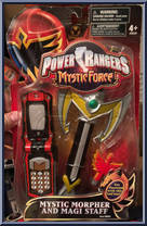 Mystic Morpher and Magi Staff (Red Morpher) (Disney) from Power Rangers Mystic Force - Role Play manufactured by Bandai [Front]