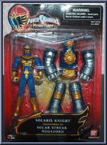 Solaris Knight Transforms To Solar Streak Megazord Action Figure
