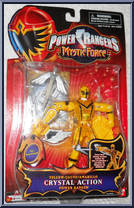 Yellow Crystal Action Power Ranger from Power Rangers Mystic Force - Basic Series manufactured by Bandai [Front]