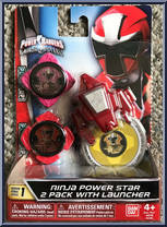Pink Ranger Pack from Power Rangers Ninja Steel - Ninja Power Stars - Series 1 manufactured by Bandai [Front]
