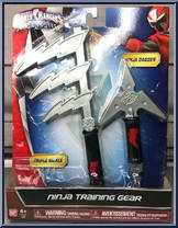 Triple Sickle & Ninja Dagger (Ninja Training Gear) from Power Rangers Ninja Steel - Role Play manufactured by Bandai [Front]