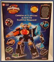 DualDrive Megazord from Power Rangers Operation Overdrive - Megazords manufactured by Bandai [Back]