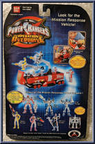 Mission Response Red Ranger from Power Rangers Operation Overdrive - Mission Response manufactured by Bandai [Back]