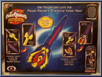 Overdrive Saber Max from Power Rangers Operation Overdrive - Role Play manufactured by Bandai [Back]