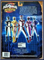 Red Ranger and Evil Space Alien (Green) from Power Rangers Operation Overdrive - Disney manufactured by Bandai [Back]