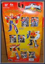 High Octane Megazord from Power Rangers RPM - Retrofire manufactured by Bandai [Back]