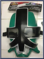 Mega Ranger Mask Forest from Power Rangers Samurai - Role Play manufactured by Bandai [Front]