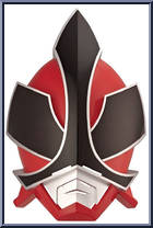 Mega Ranger Mask Fire from Power Rangers Samurai - Role Play manufactured by Bandai [Loose]
