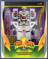 White Tigerzord (Warrior Mode) from Power Rangers - Ultimate manufactured by Super7 [Front]