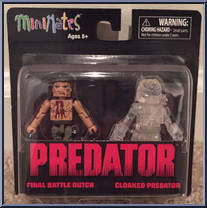 Final Battle Dutch / Cloaked Predator from Predator - Minimates - Wave 2 manufactured by Diamond Select [Front]