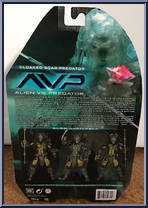 Scar Predator (Cloaked) from Predators - Exclusives manufactured by Neca [Back]