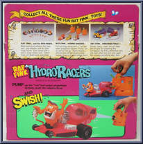 Raw Jaw in his Jivin' Jet Boat from Rat Fink - Hydro Racers manufactured by Kenner [Back]